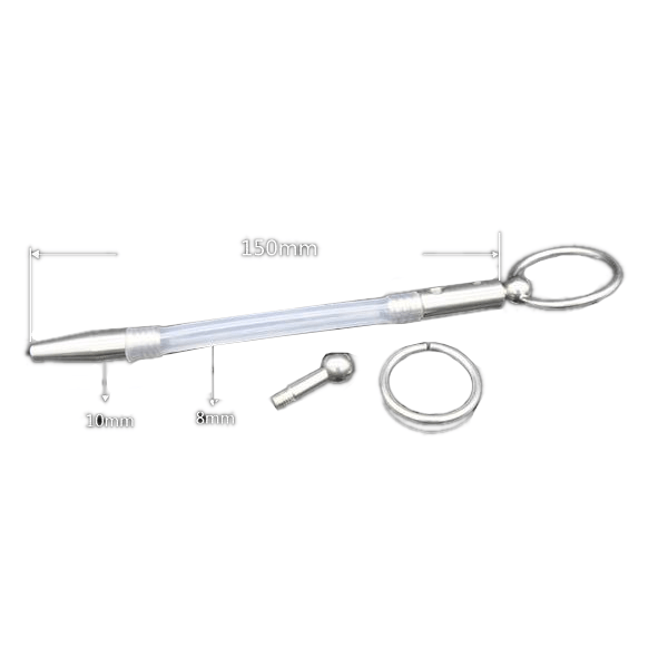 5.90" Prince Albert-Inspired Stainless Steel Urethral Sound