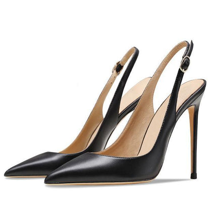 Pointed Toe Stiletto Slingback Pumps