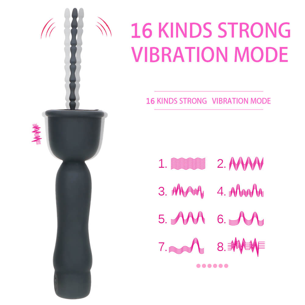 10-Speed Vibrating USB Rechargeable Penis Plug