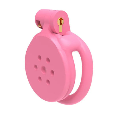 Pink Flat Chastity Lock