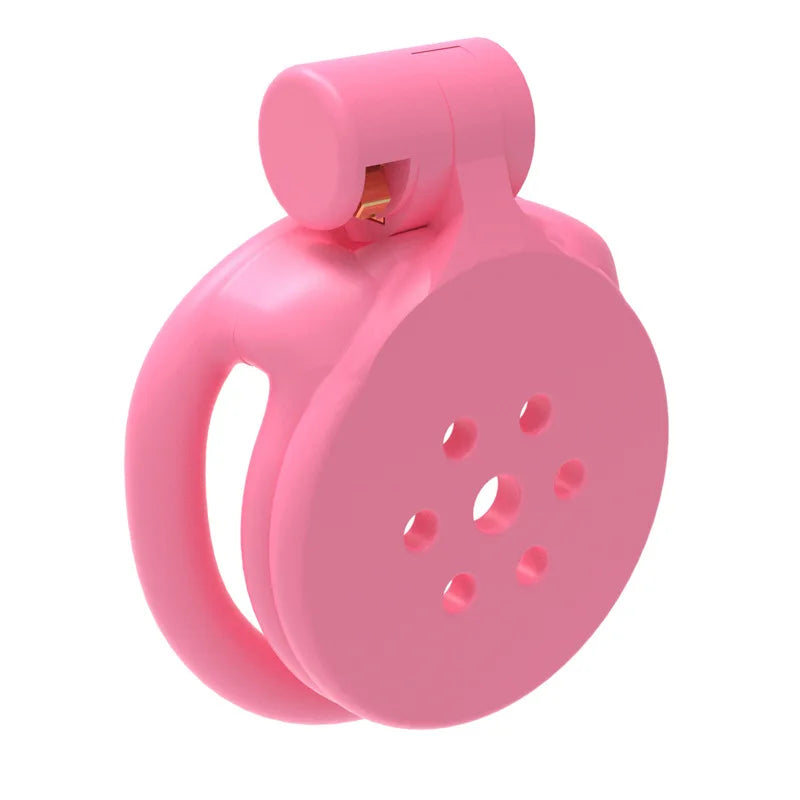 Pink Flat Chastity Lock