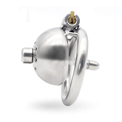 Stainless steel chastity belt sex toy