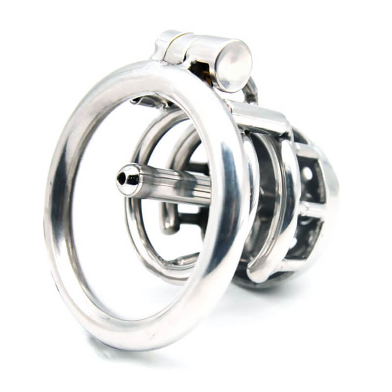 316 Stainless Steel Male Dual Use PA Chastity Device