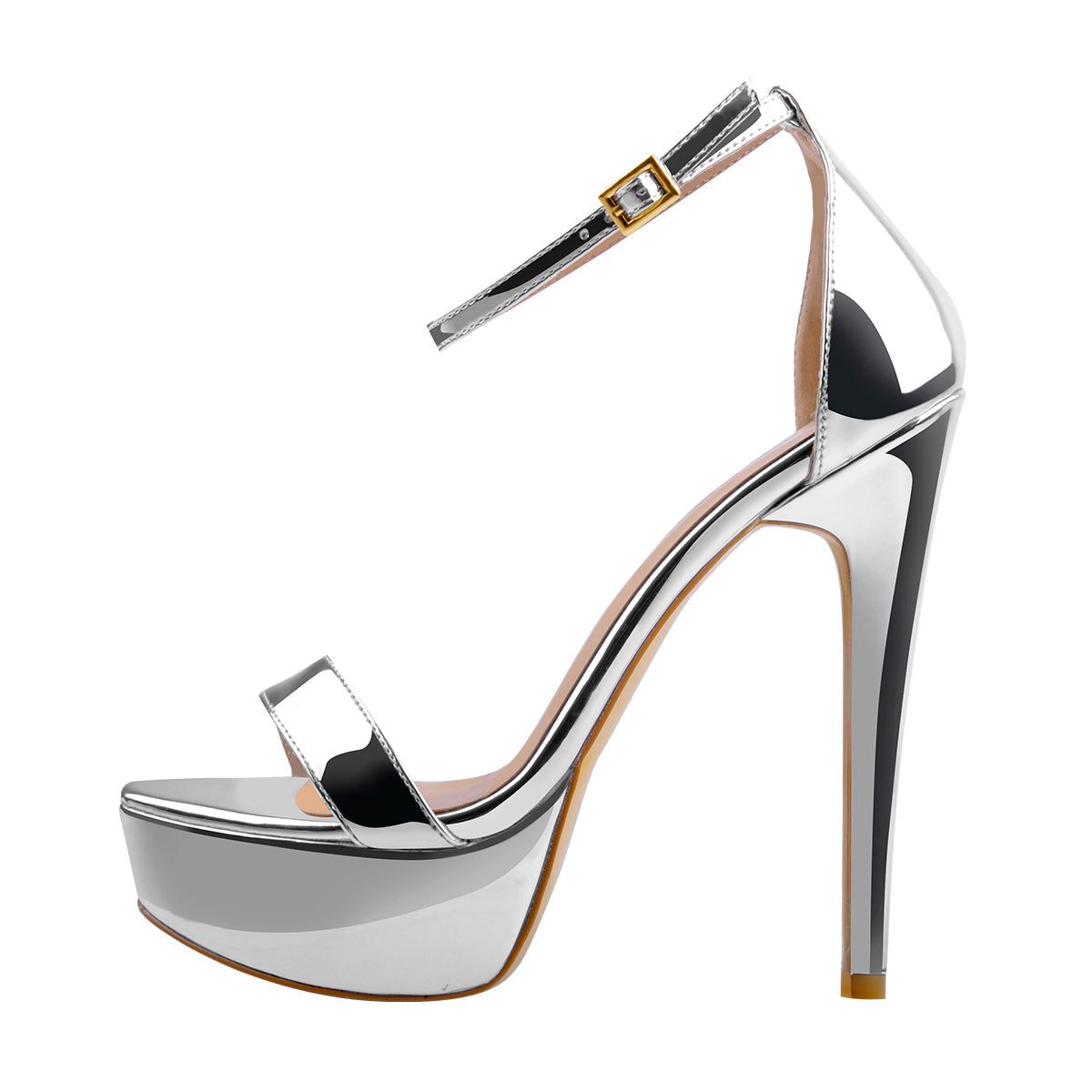 Ankle Strap Platform Stiletto Single Band Sandals