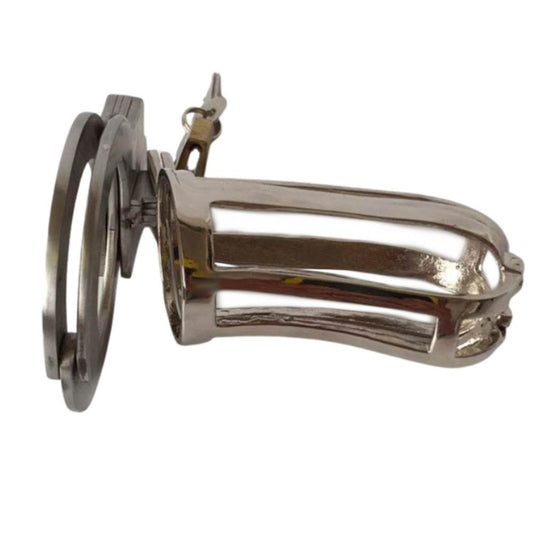 Prison Cell Metal Chastity Device 3.35 inches long