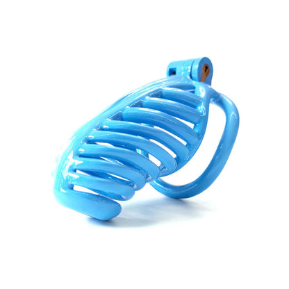 3D Sexy Blue Chastity Devices Cock Cage