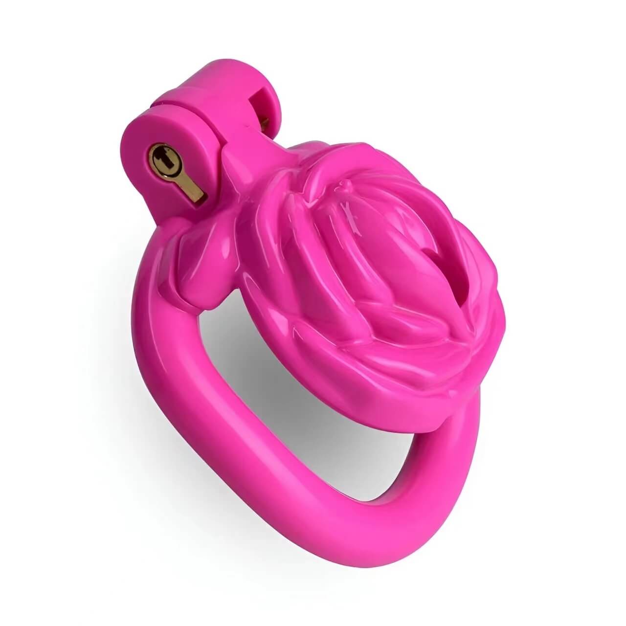 3D Small Sissy Rose Chastity Cage