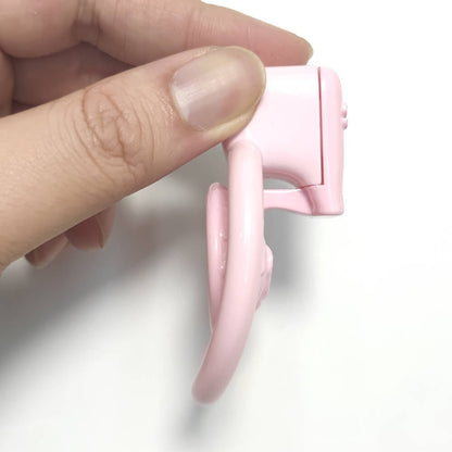 3D Super Small Sissy Vaginal Chastity Cage With 4Rings