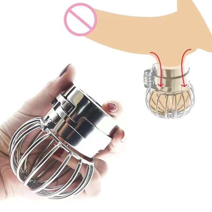 440g Ball Stretcher Net bag Lock Metal Scrotum Pendant Testis Cock Ring