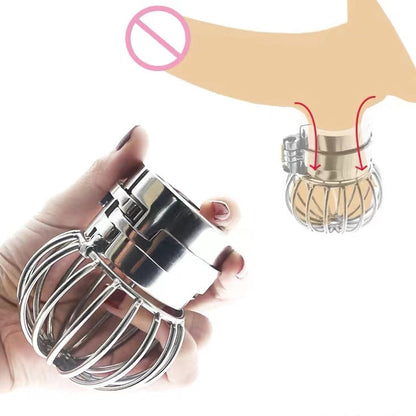 440g Ball Stretcher Net bag Lock Metal Scrotum Pendant Testis Cock Ring