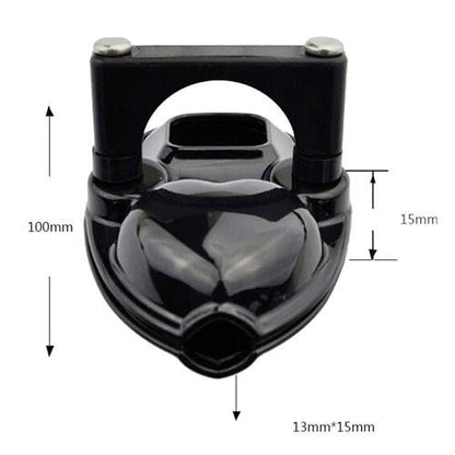 The Black Incarcerator Male Chastity Device