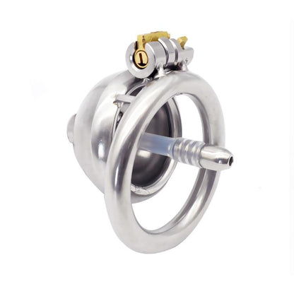 Stainless steel chastity belt sex toy