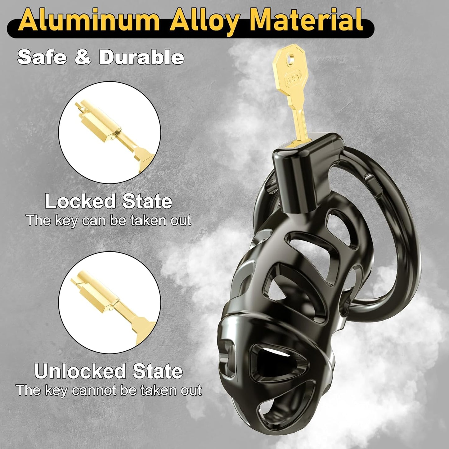 Male Metal Cock Chastity Cage