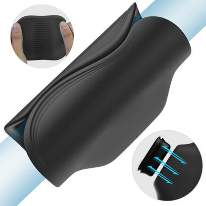 9 Vibration Half Wrapped Penis Exercise Cup