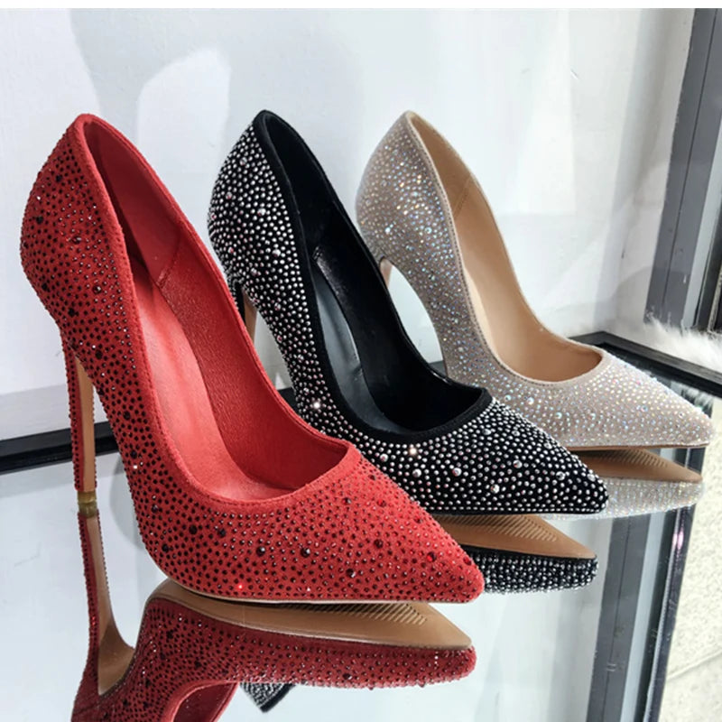 Rhinestone Crossdressing Pumps