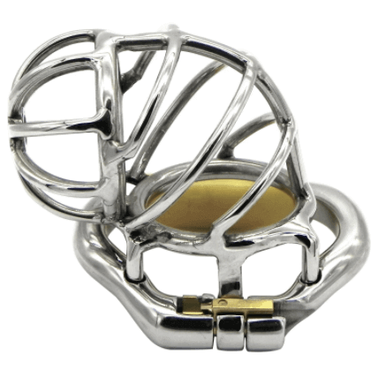 CC22 Reverse Design Stainless Steel Stealth Chastity Cage