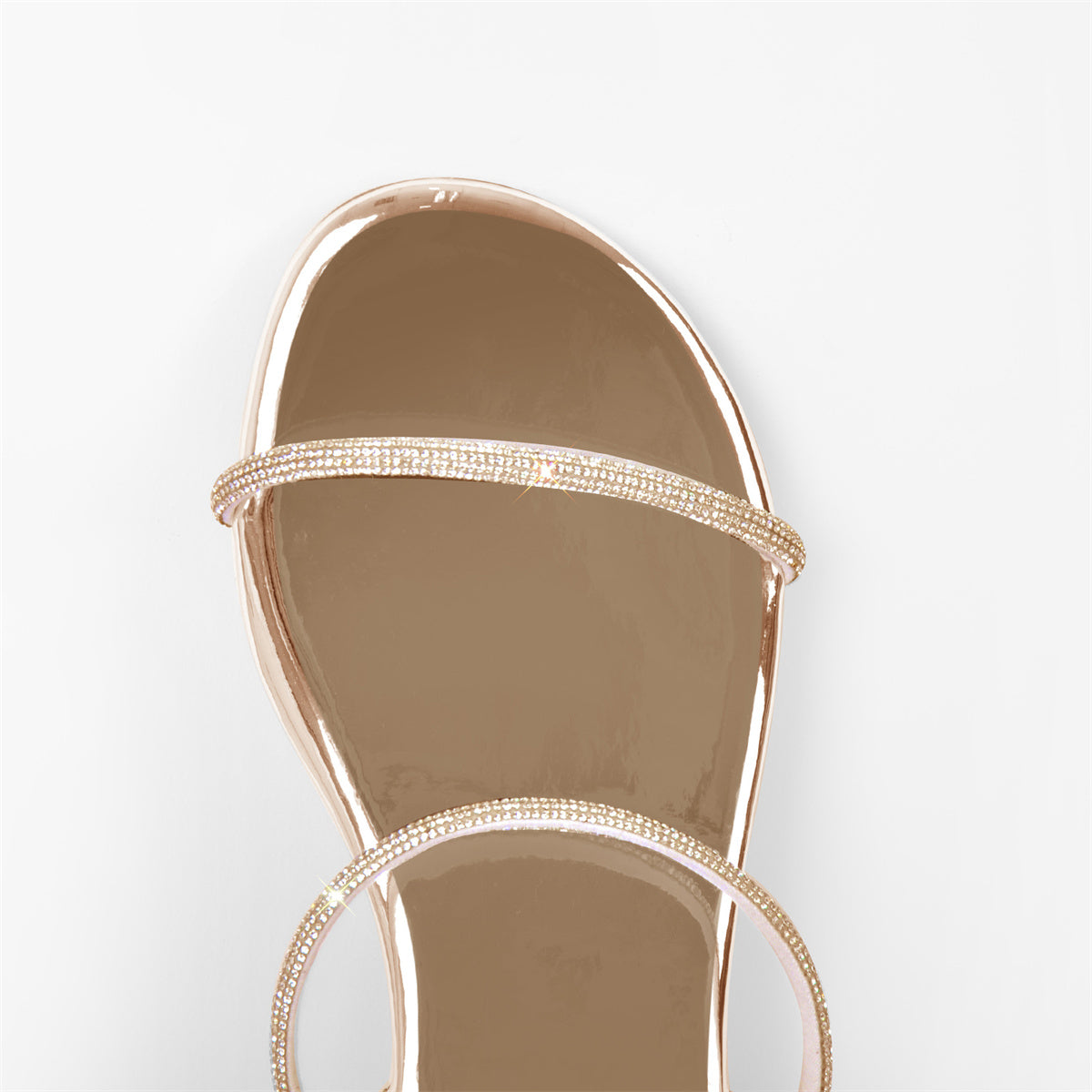 Diamante Lace up Flat Sandals