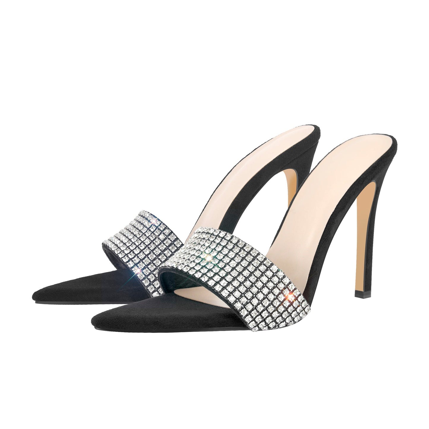 Rhinestone Stilettos High Heel Sandals