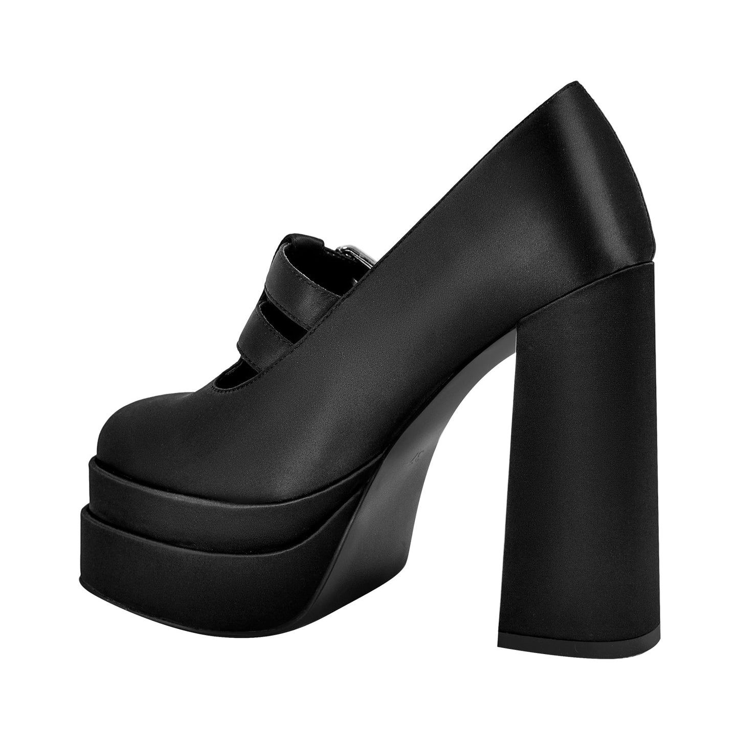 Double Platforms Chunky High Heel  Pumps