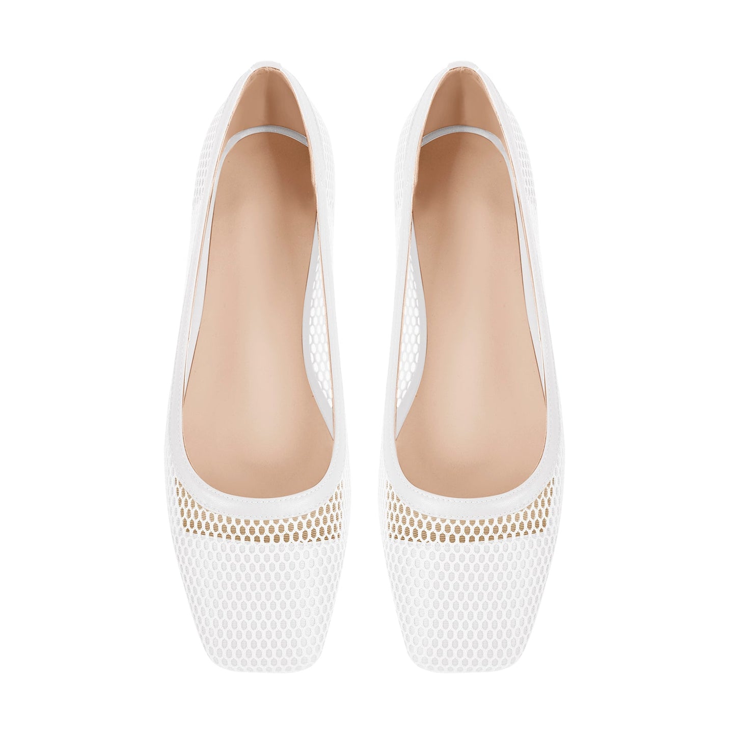 Square Toe Slip-on Hollow Daily Flats