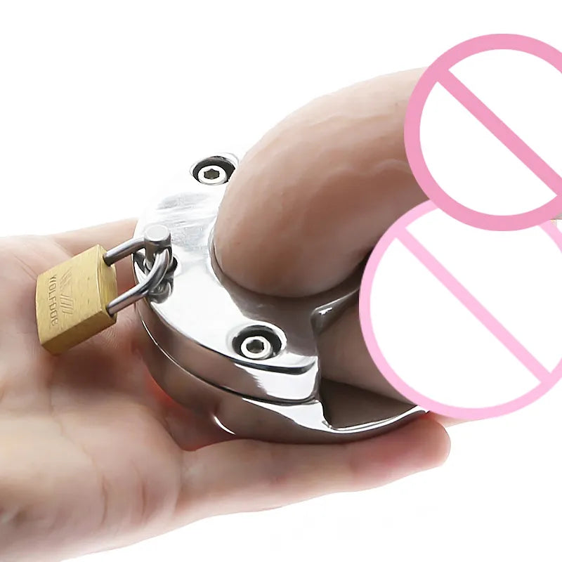 Chastity Cage with Heavy Ring