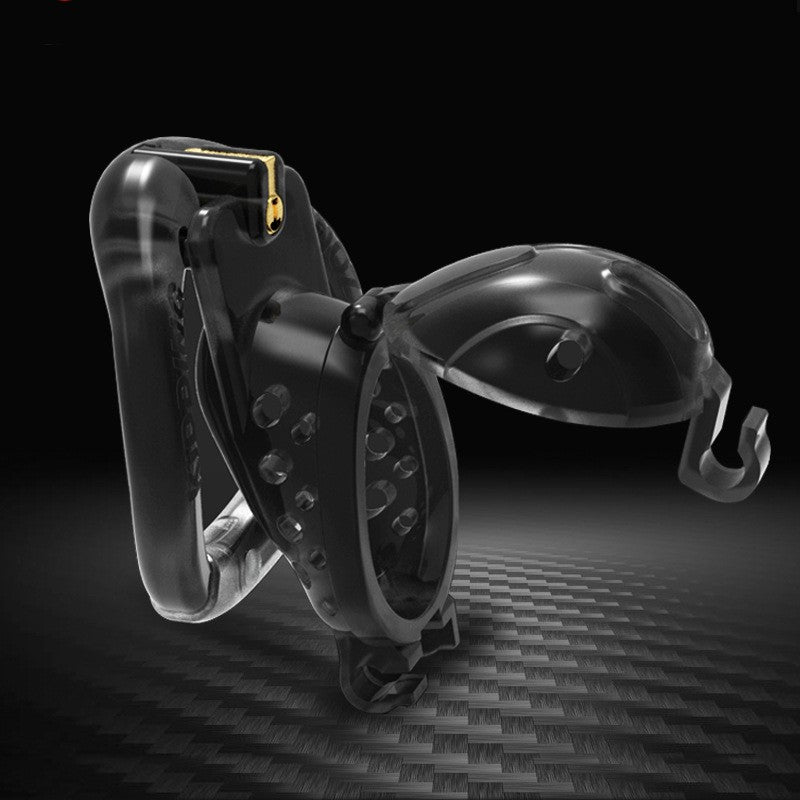 Double Lock Detachable Plastic Chastity Cage