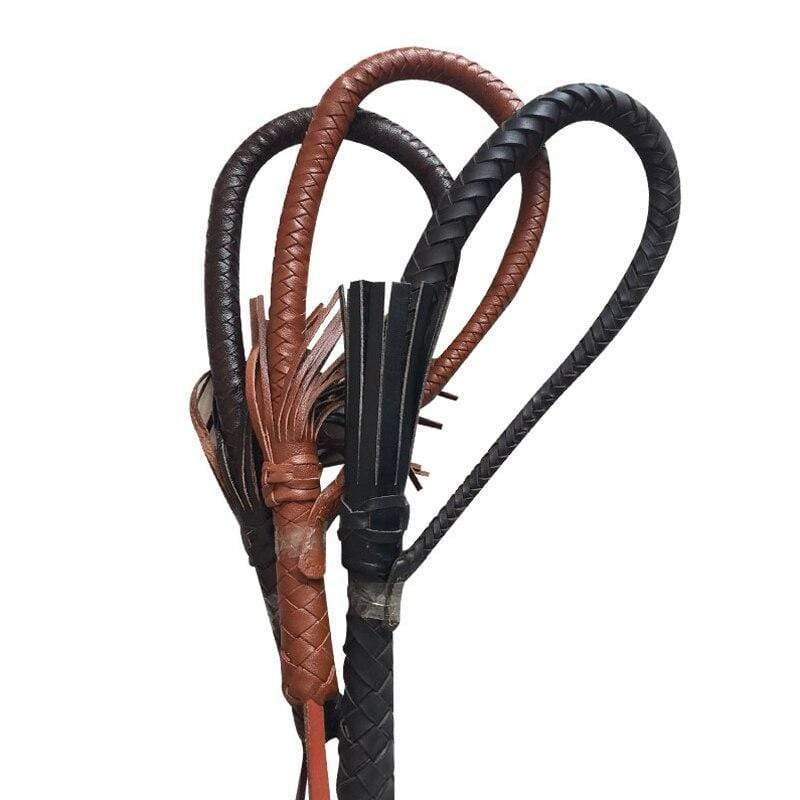 Genuine Leather Bondage Whip