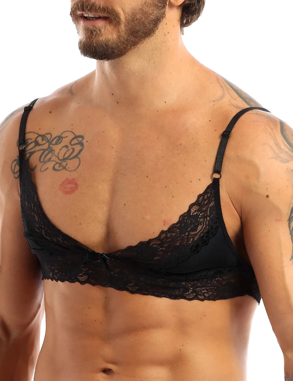 Floral Lace Crossdressing Bra