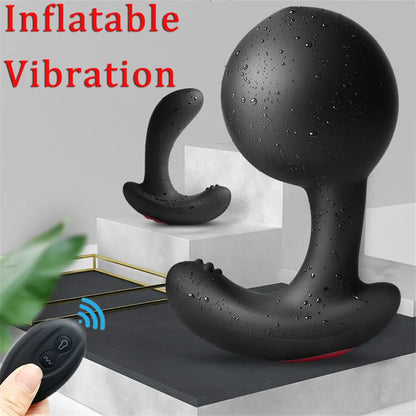 Wireless Remote Inflatable Anal Plug