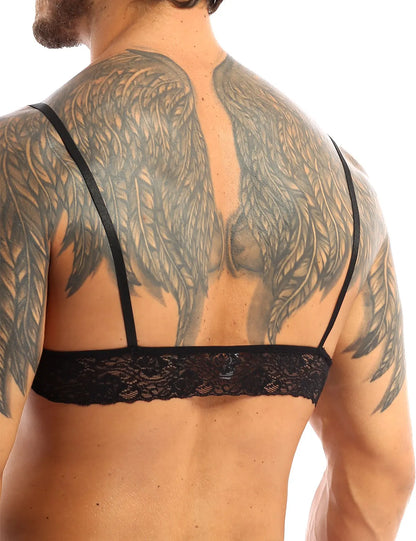 Floral Lace Crossdressing Bra