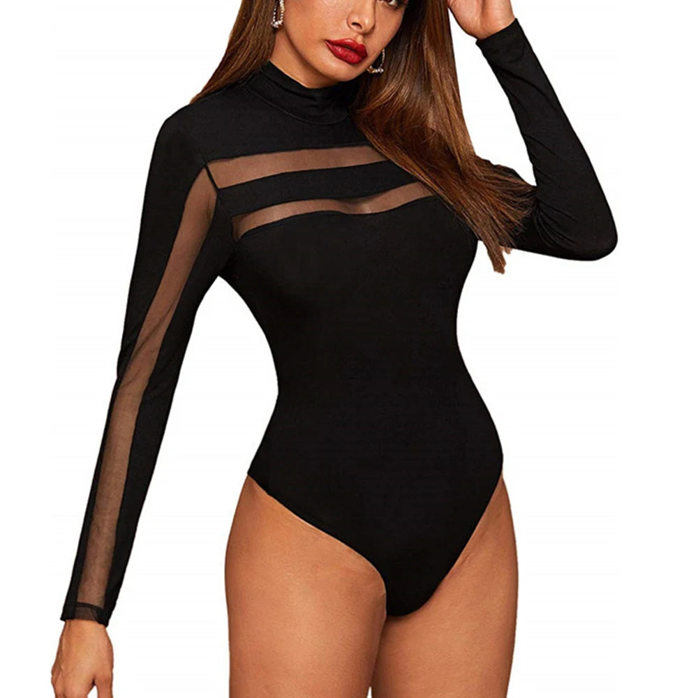 Sexy Mesh Crossdressing Bodysuit