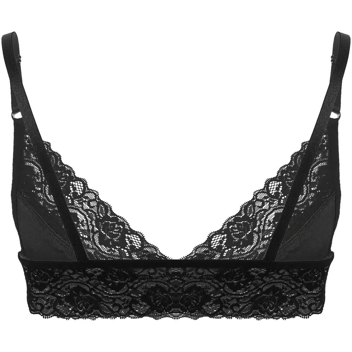 Floral Lace Crossdressing Bra