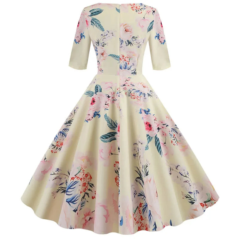 Crossdressing Floral Autumn Dress