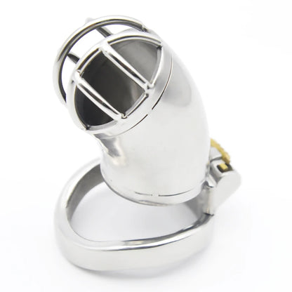 Stainless Steel Cock Cage with Stealth Lock