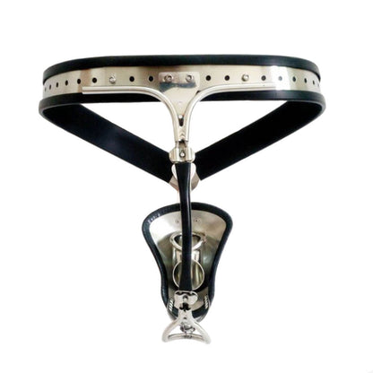 Male Stainless Steel Adjustable Chastity Belt