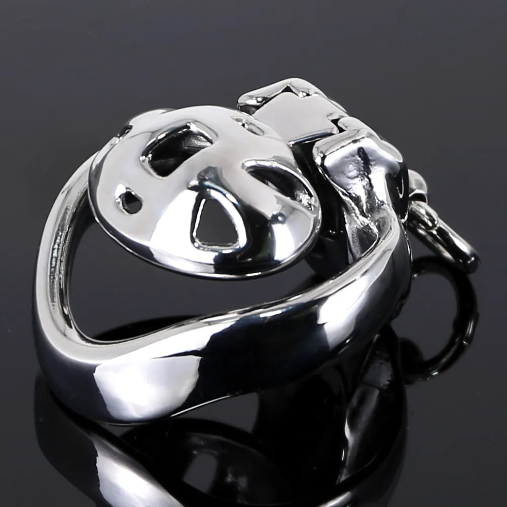 HT-V4 Flower Traction Chastity Cage with Belt