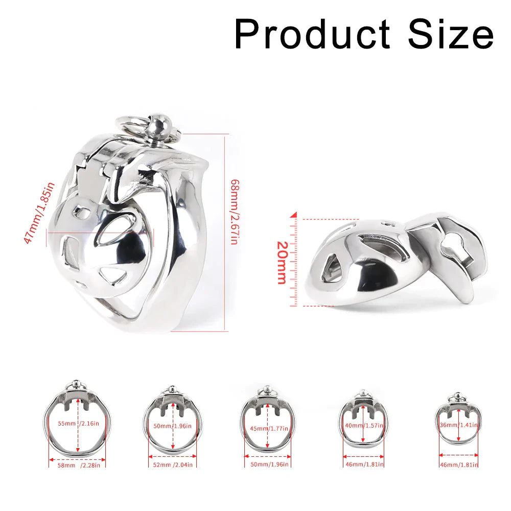 HT-V4 Flower Traction Chastity Cage with Belt