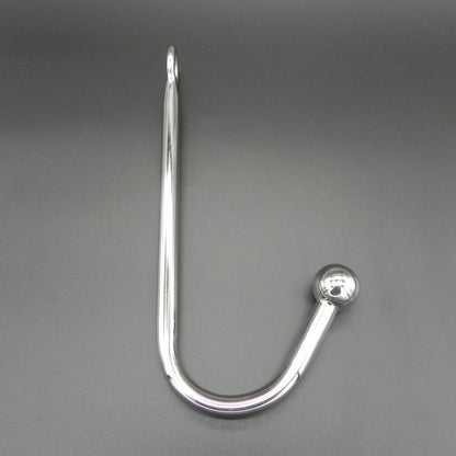 Chrome Plated Anal Hook w/ Ball Hole