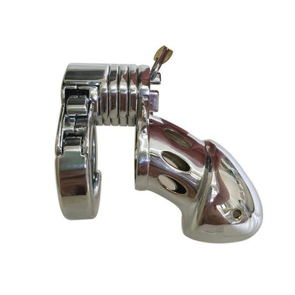 Metal Chastity Cage Closed Prototype Adjustable