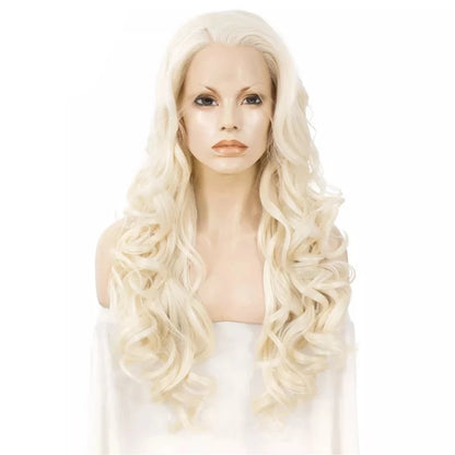 Sissy Lux Elegance: Blonde Lace Front Wig for Feminine Transformation