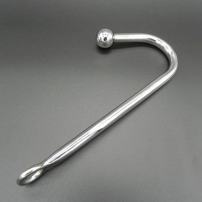 Chrome Plated Anal Hook w/ Ball Hole