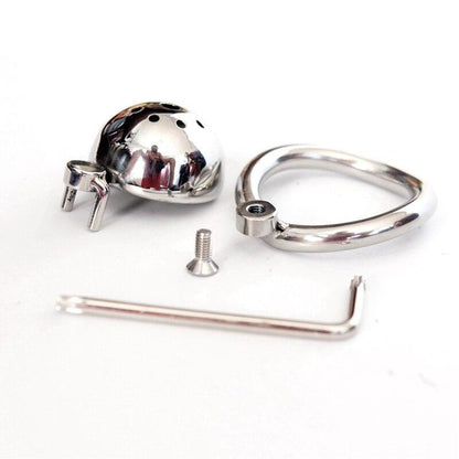 Metal Chastity Cage Extreme Short‘s Ring