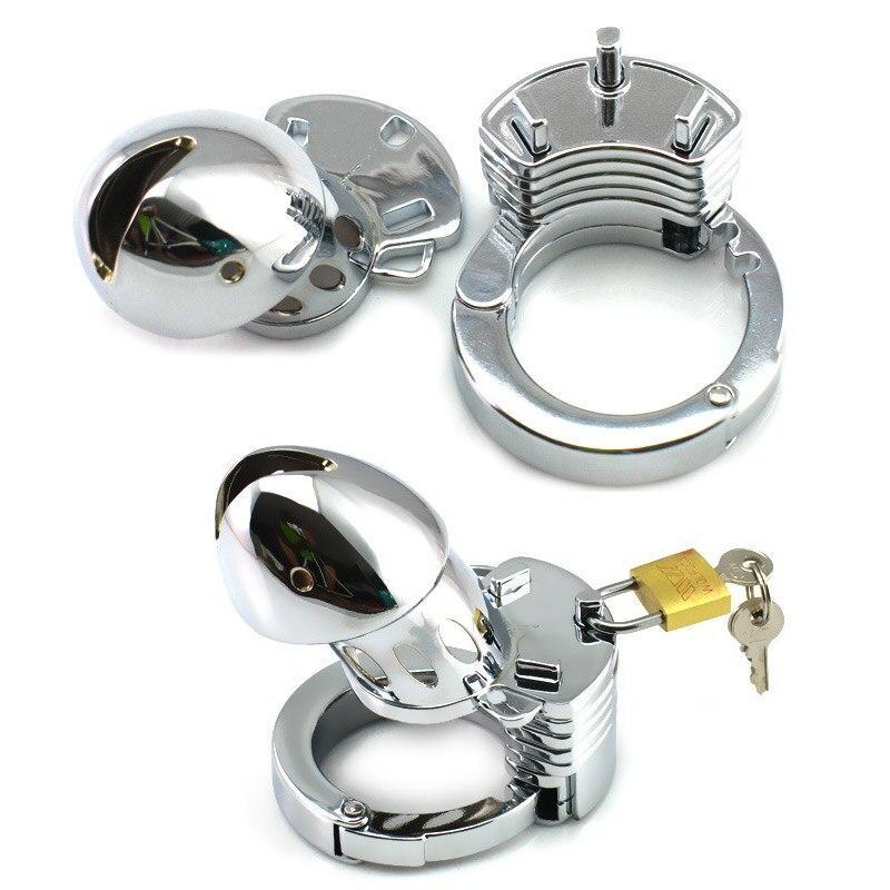 Metal Chastity Cage Closed Prototype Adjustable