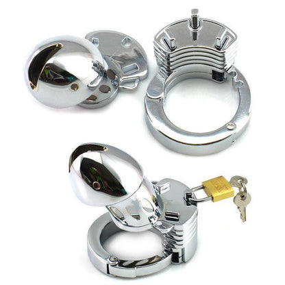 Metal Chastity Cage Closed Prototype Adjustable