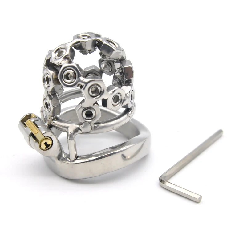 Stainless Steel Male Chastity Device