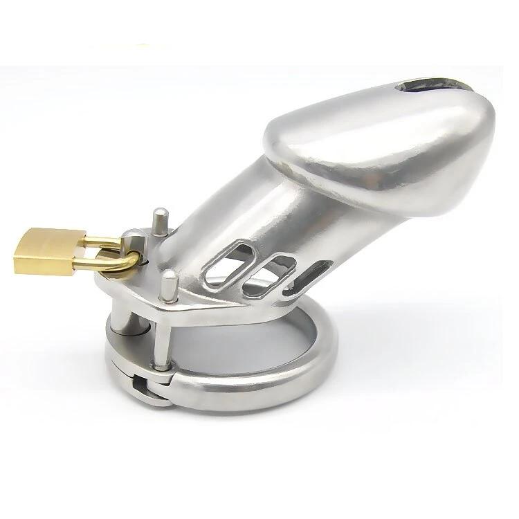 Metal Chastity Cage Long & Hard