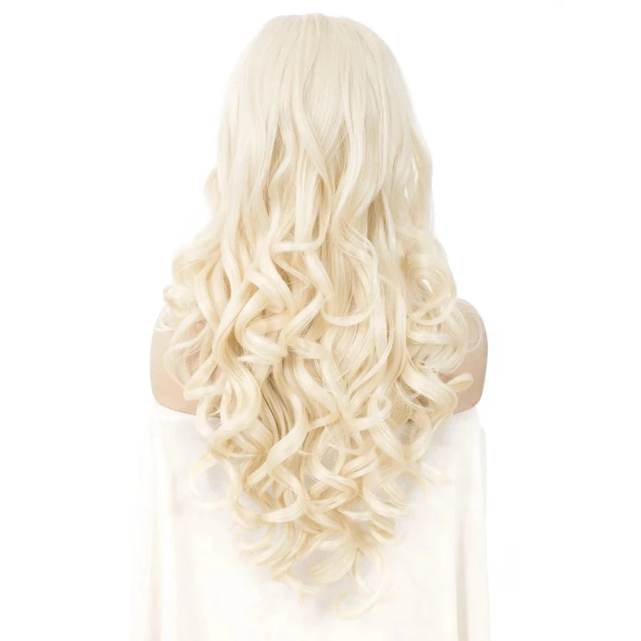 Sissy Lux Elegance: Blonde Lace Front Wig for Feminine Transformation