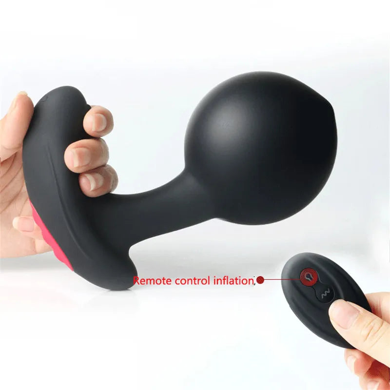 Wireless Remote Inflatable Anal Plug