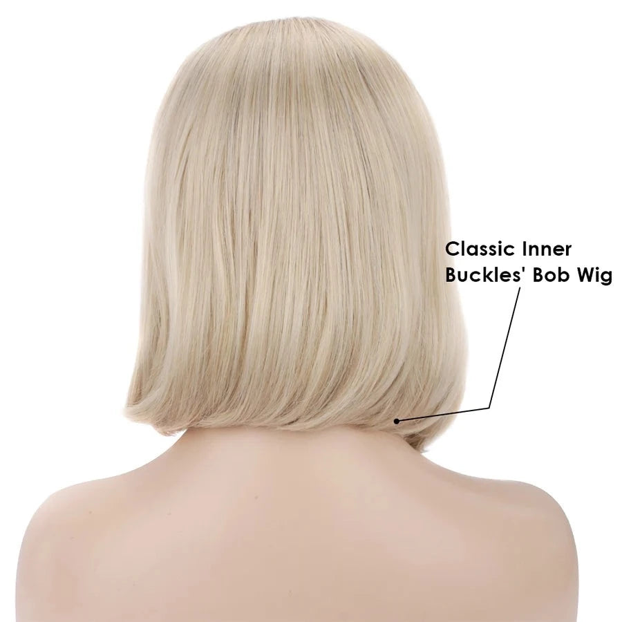 Sissy Lux Elegance: Ombre Blonde Short Bob Lace Front Wig - Transformative Femininity for Men