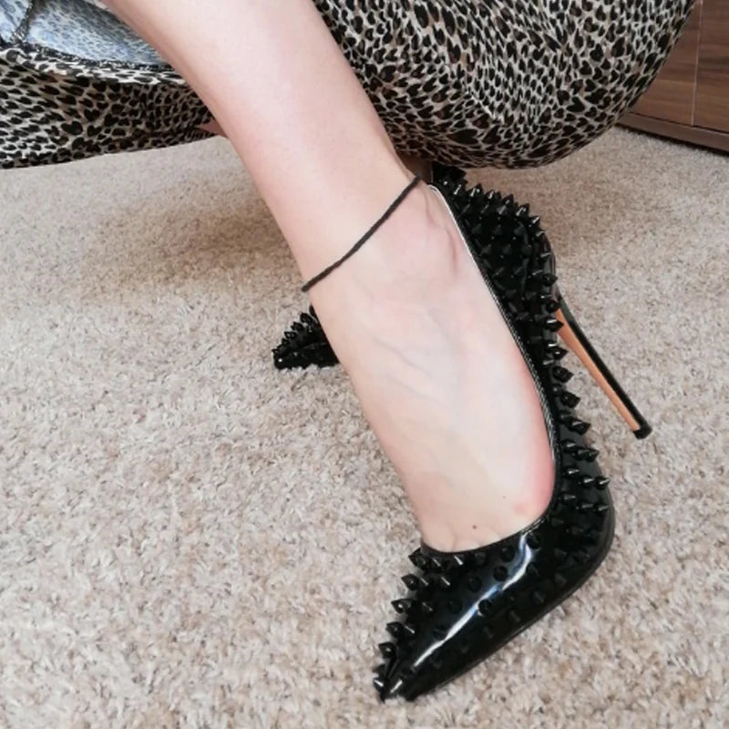 Spiked Crossdressing Pumps